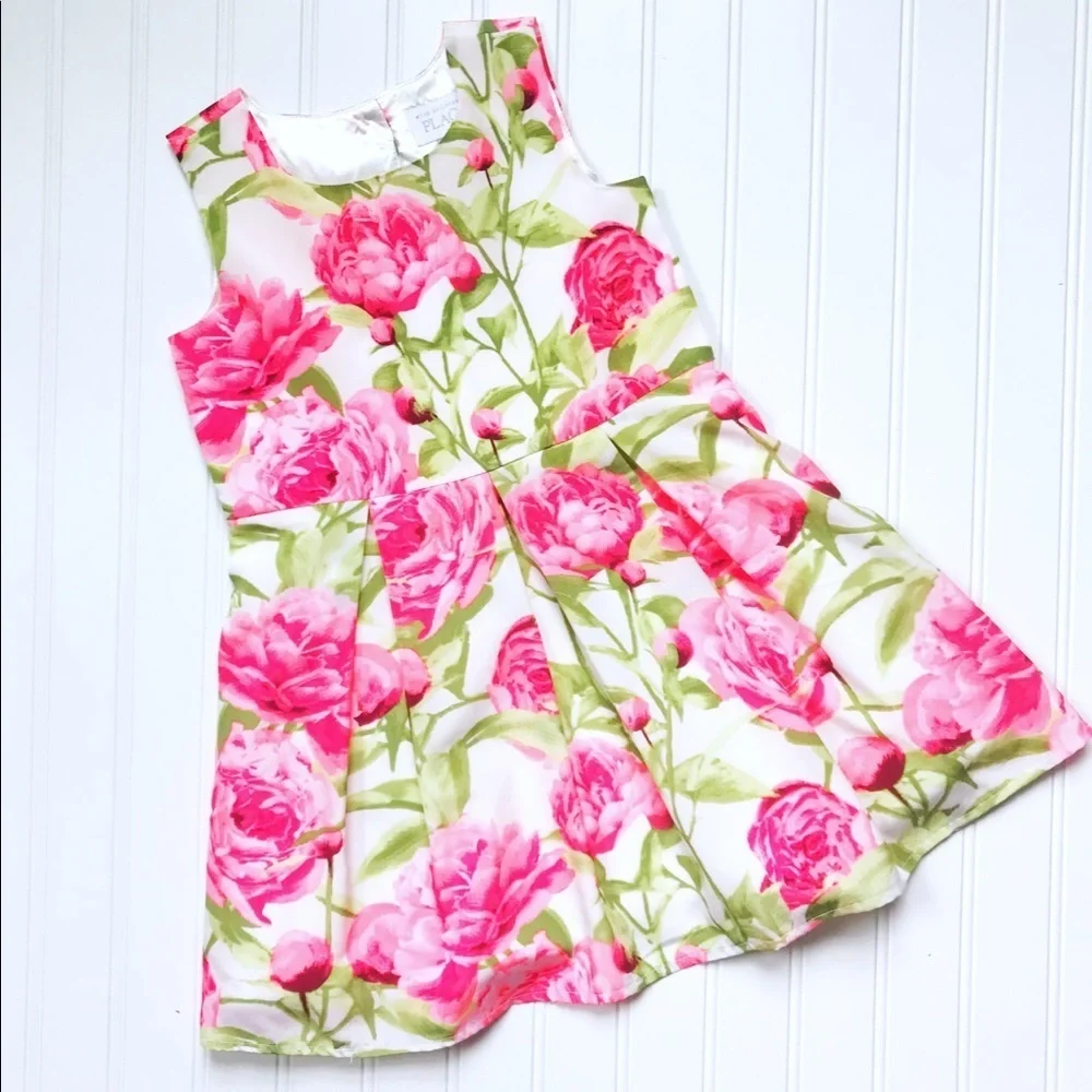 •Children’s Place• Floral woven dress